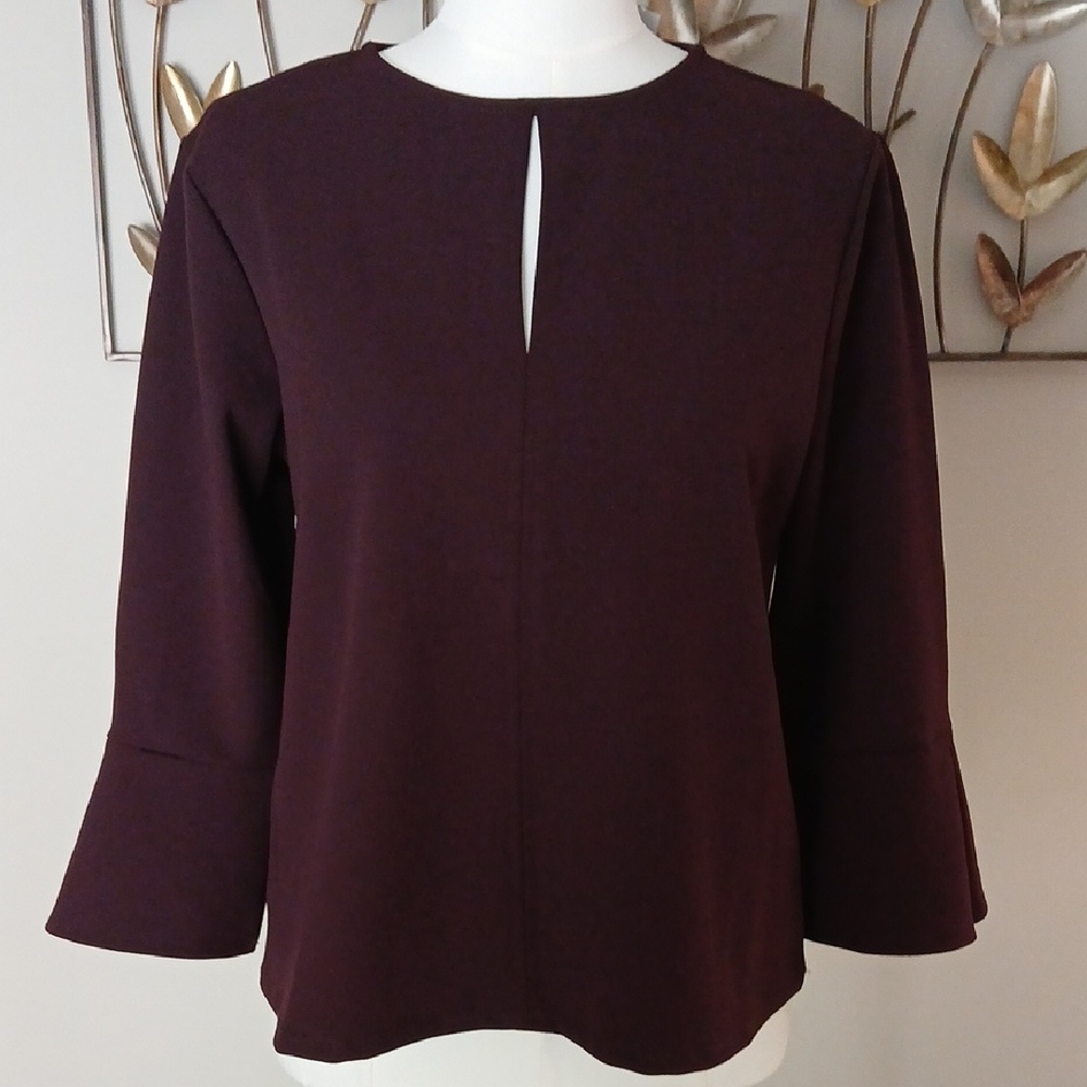 H&M Women's Deep Burgundy Blouse